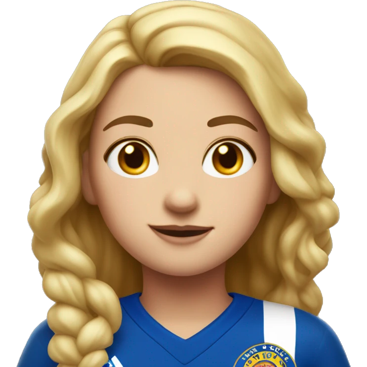 Girl with United shirt with 10 and Sandberg emoji