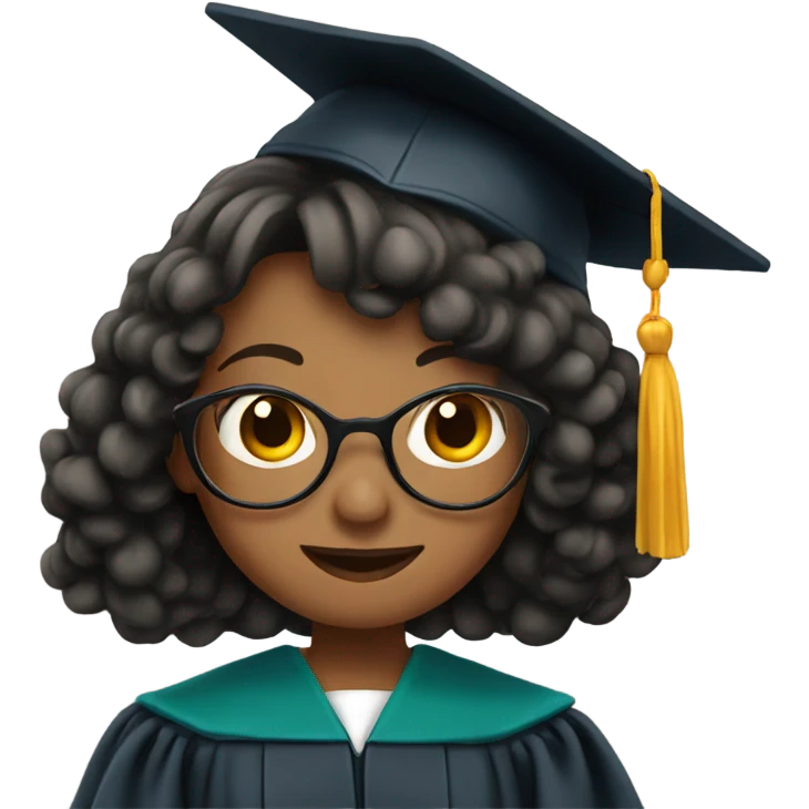Girl in graduación emoji