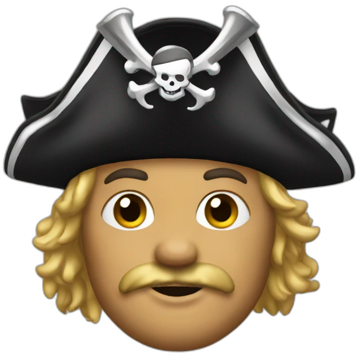 a pirate emoji