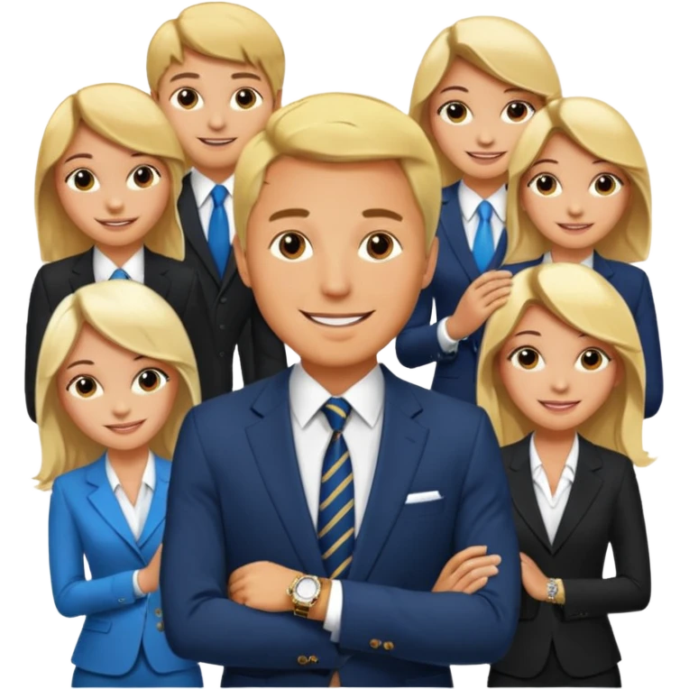 Blonde man with so much beatiful girls and he have a rolex emoji