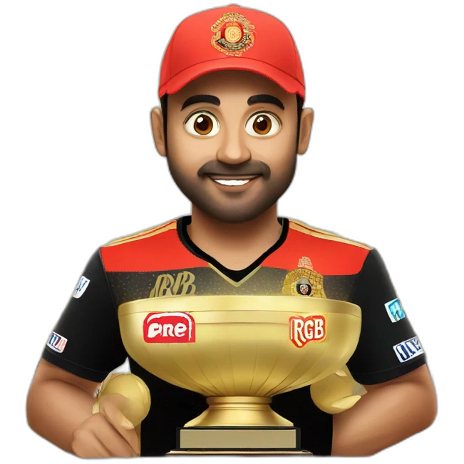 Rcb won ipl trophy emoji