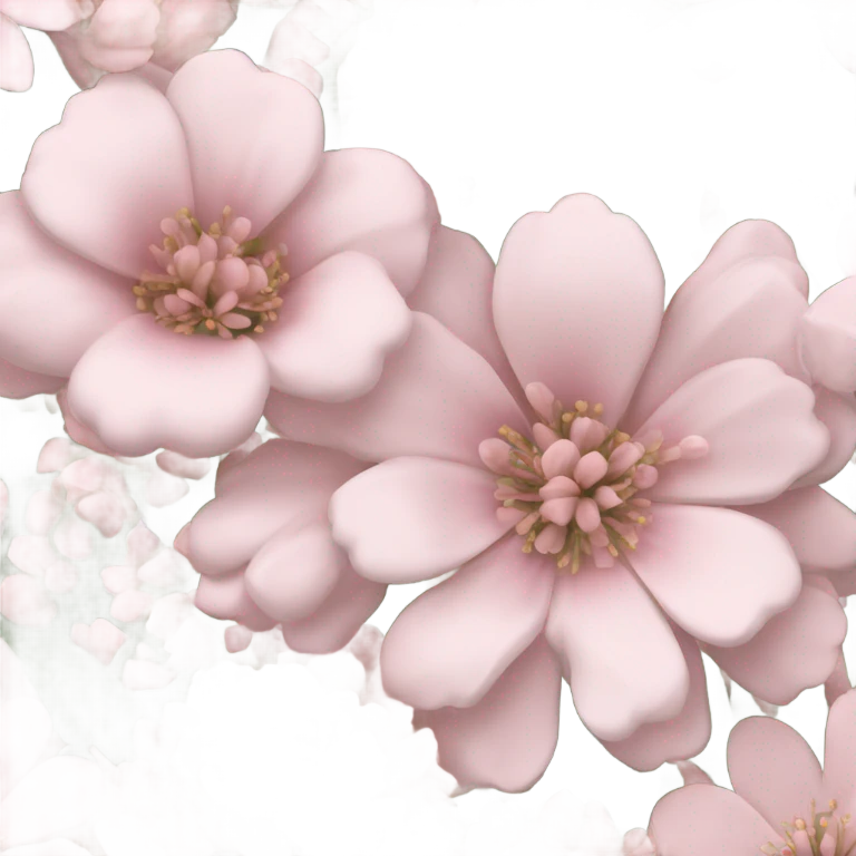pale pink flower bouquet  emoji