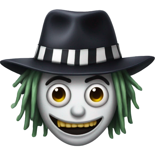 beetlejuice mit Hut  emoji
