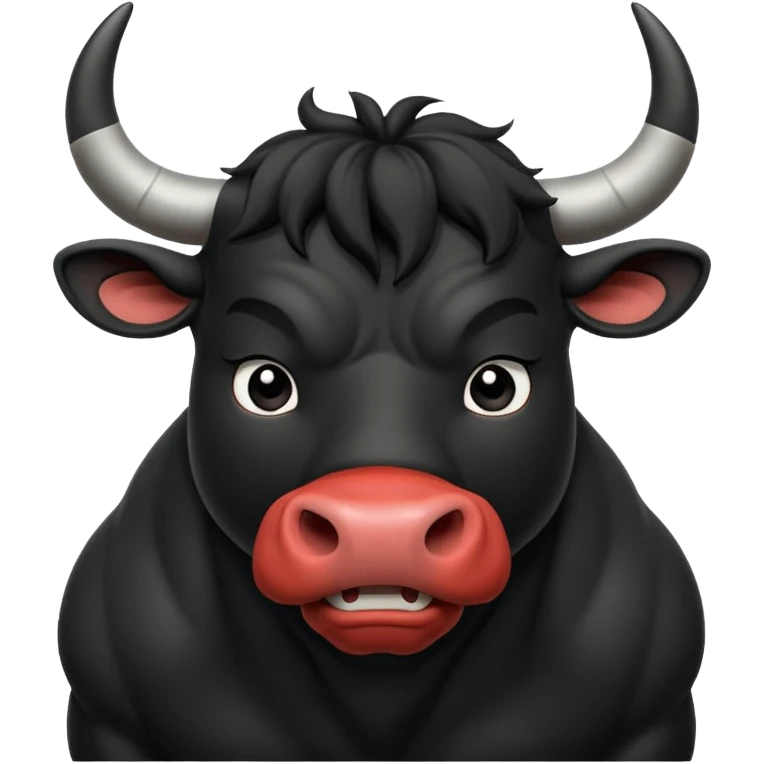 Ferdinand (black) from the Ferdinand disney movie emoji