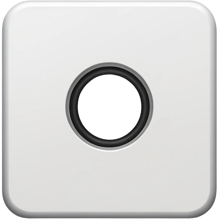 Exact Roblox app icon. One thick white square rotated exactly 45 degrees with a perfectly centered smaller square hole. Solid bright blue background (#2D8CFF). Flat, simple, no shadow, no gradient, no text. Perfect symmetry. emoji