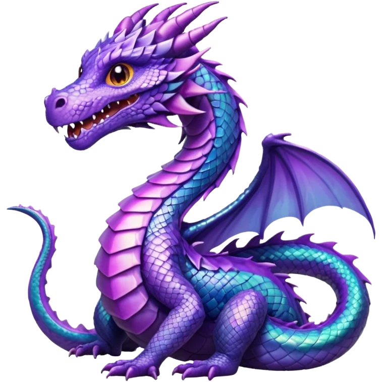 Dragon violet emoji