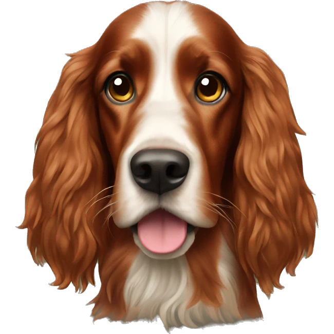 irish setter  emoji