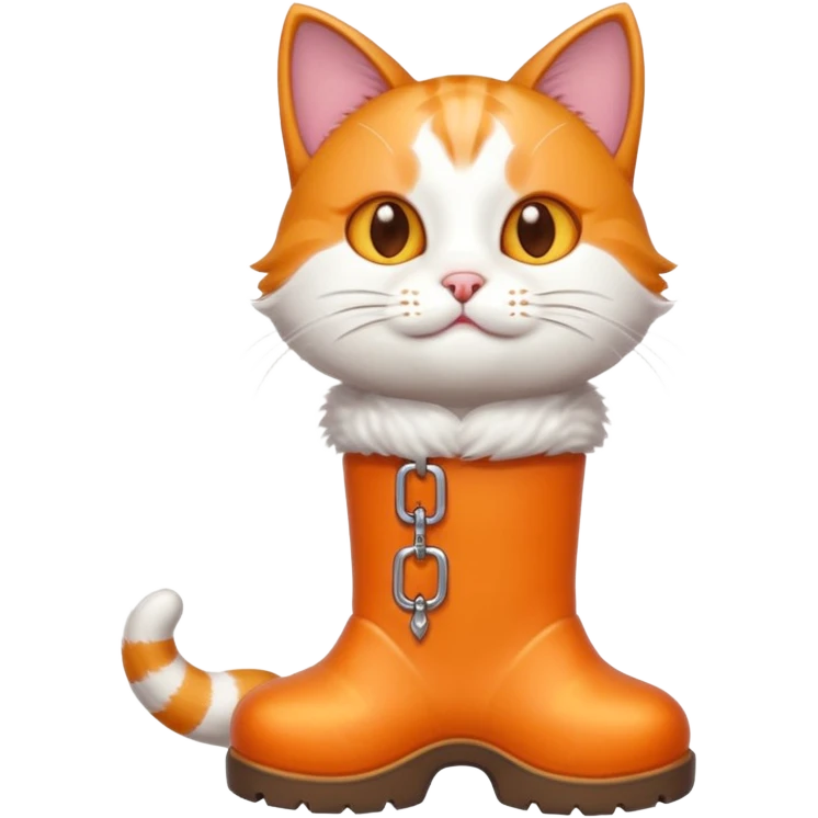 crea un emoji del gatto con gli stivali emoji