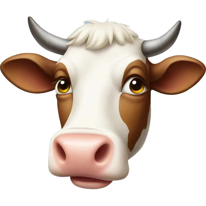 a cow emoji