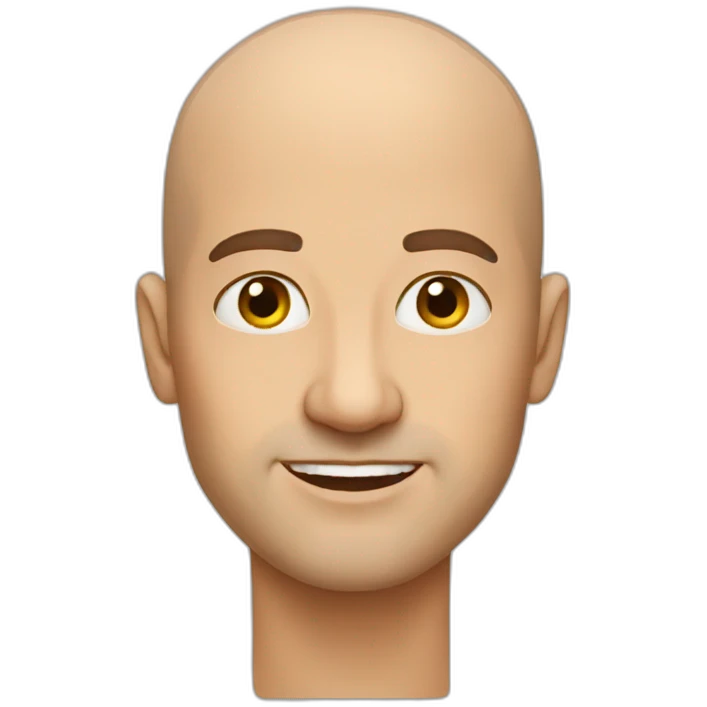 bald man emoji