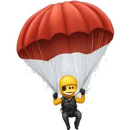 A man Parachuting  emoji