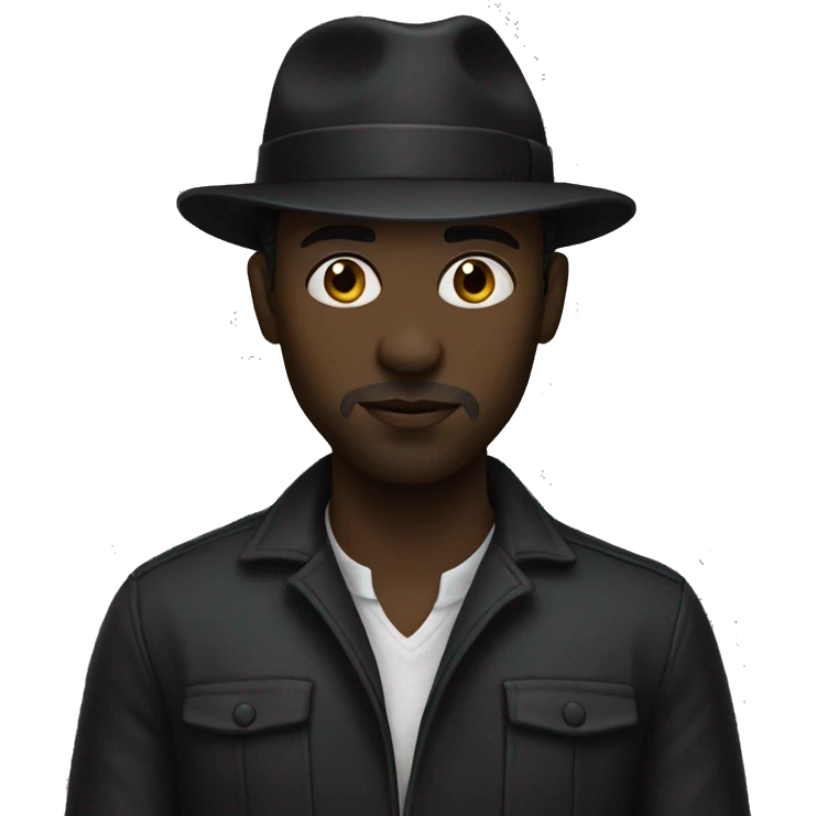 Black noir emoji