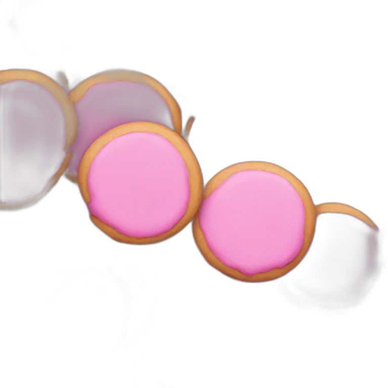 pink cookie emoji
