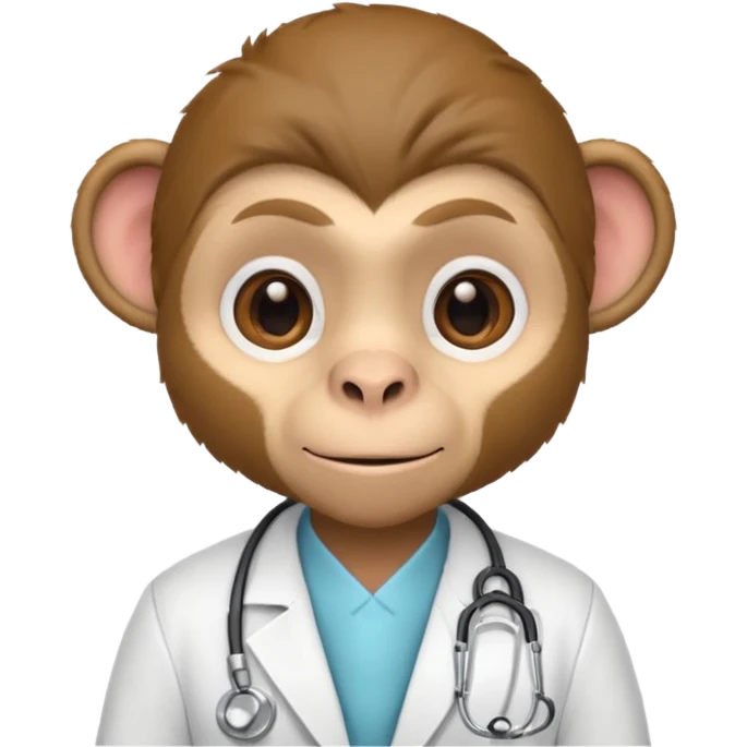 doctor monkey emoji