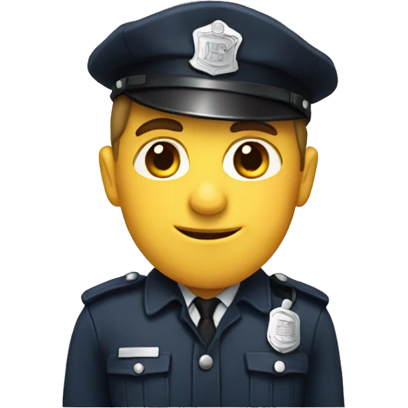 a short policeman emoji