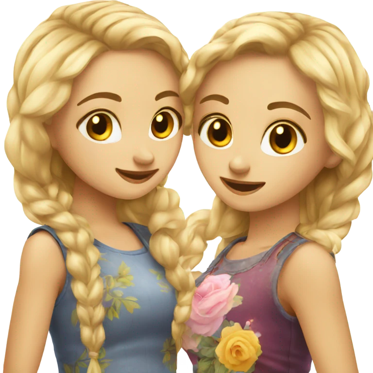 russian-duo-girls-best-friends emoji