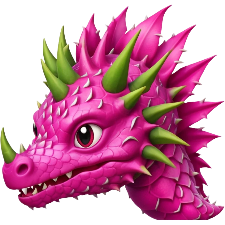 a dragon with the design of a dragon fruit emoji