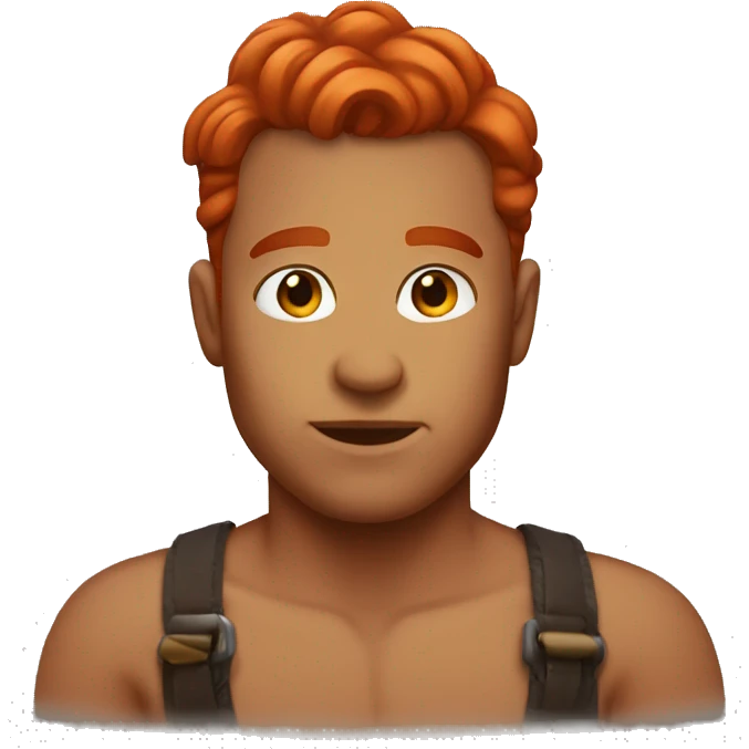 Red hair Big chest emoji