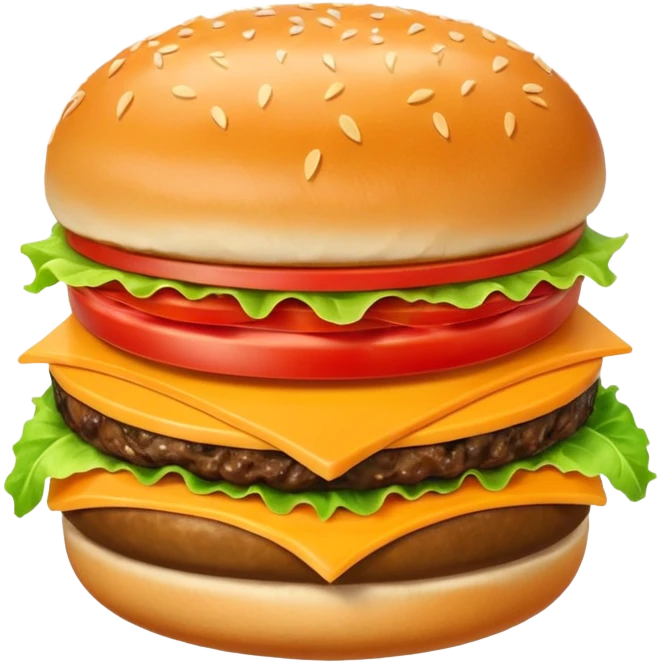 hamburguesa con cheddar emoji