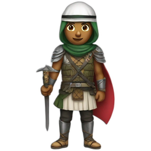 Palestine warrior emoji