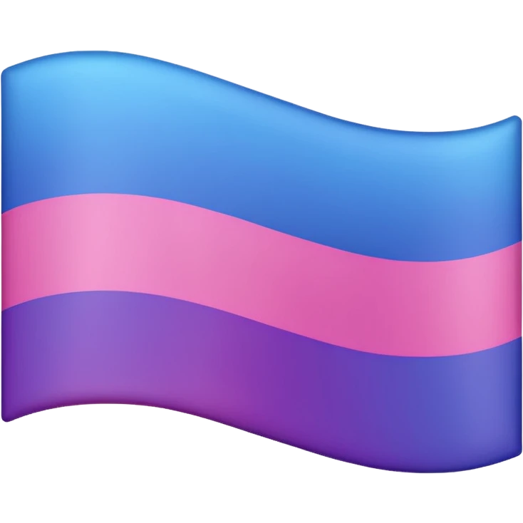 The bisexual flag  emoji