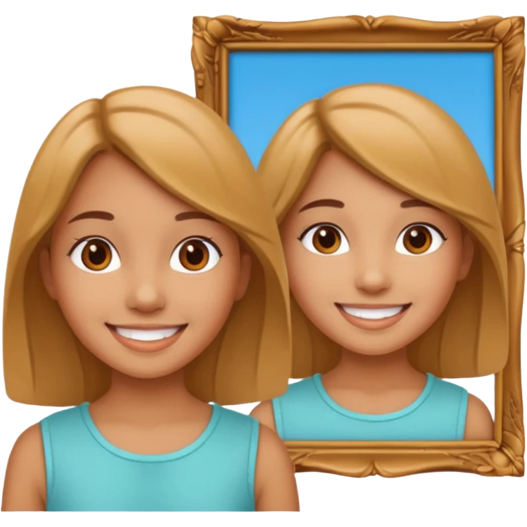 girly two frames of photos emoji