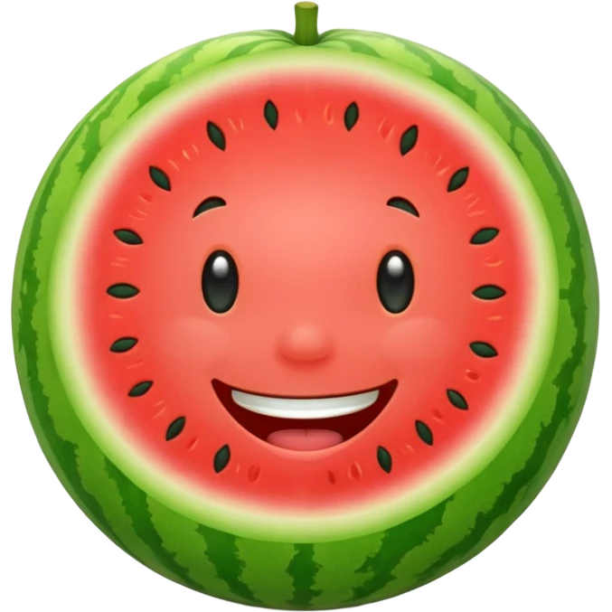 smiling melon emoji