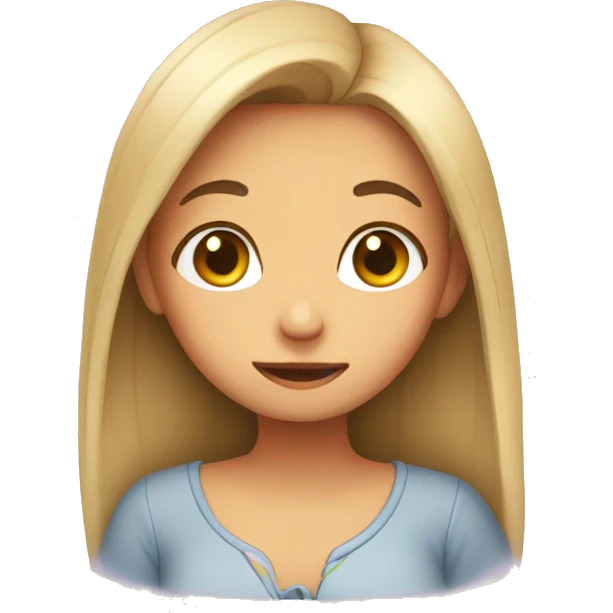 shy girl  emoji