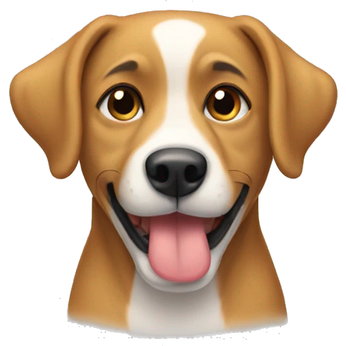 dog being gay emoji