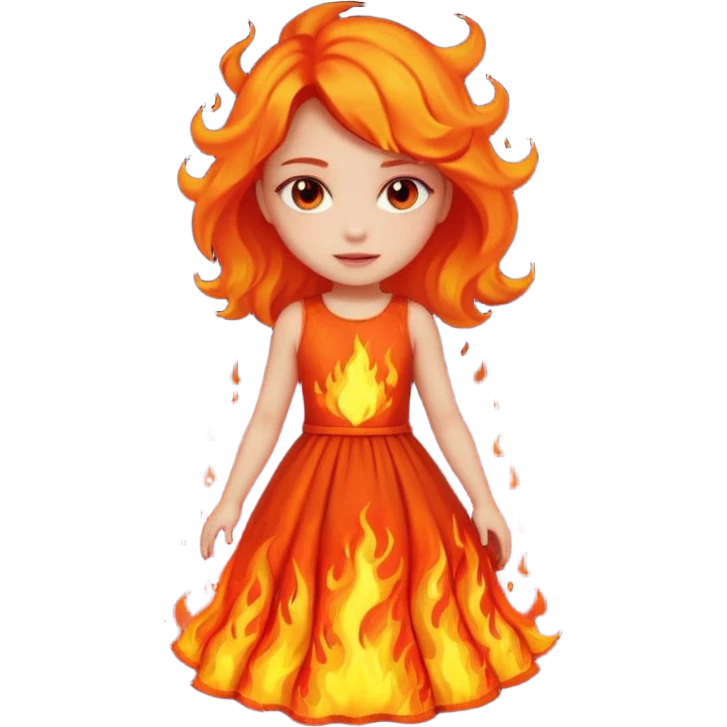 Lava girl emoji