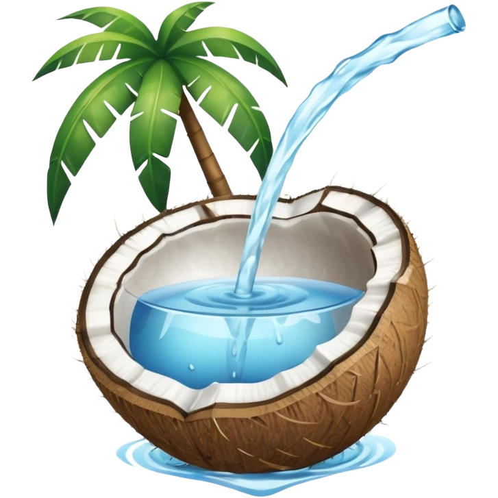Coconut water emoji