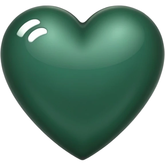 dark green heart emoji