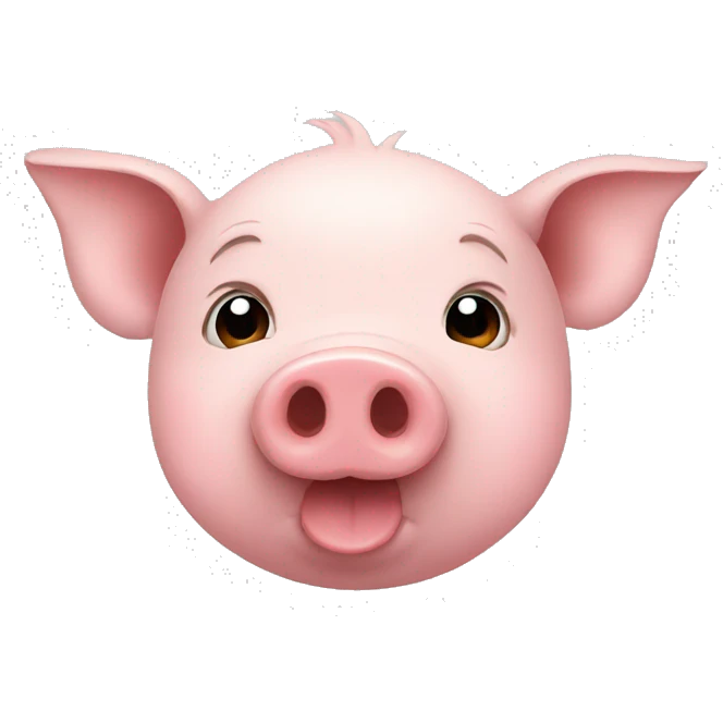 pig kissing emoji