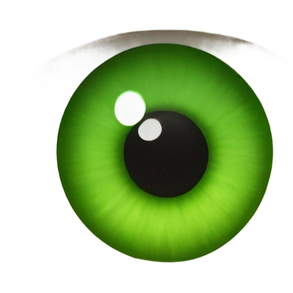 green eye emoji
