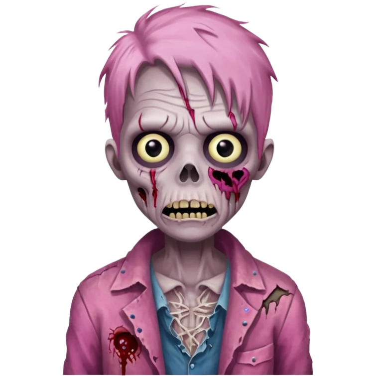 pink zombie emoji