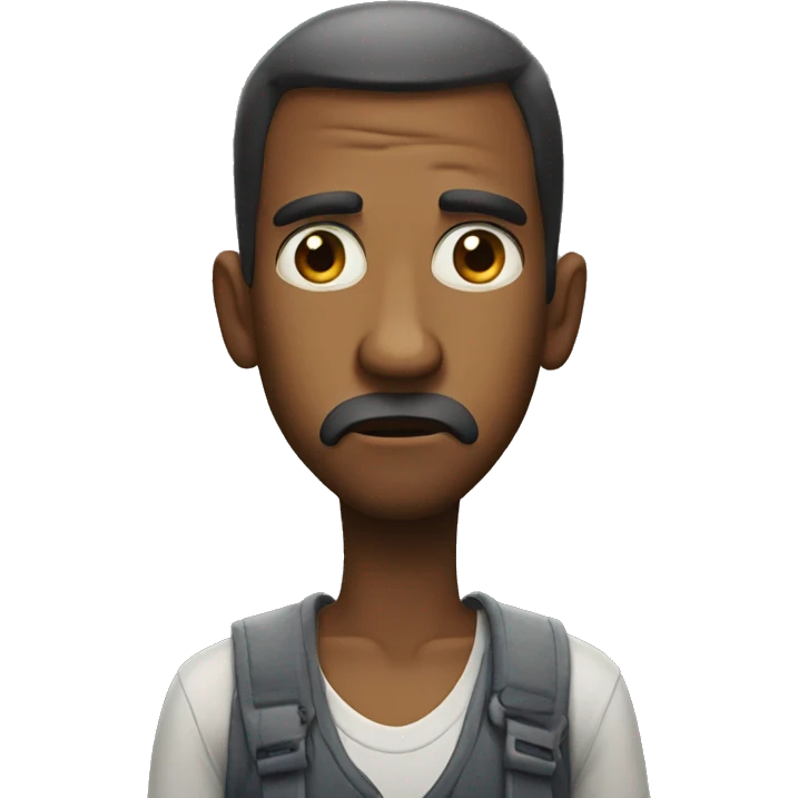 Suspicious look emoji