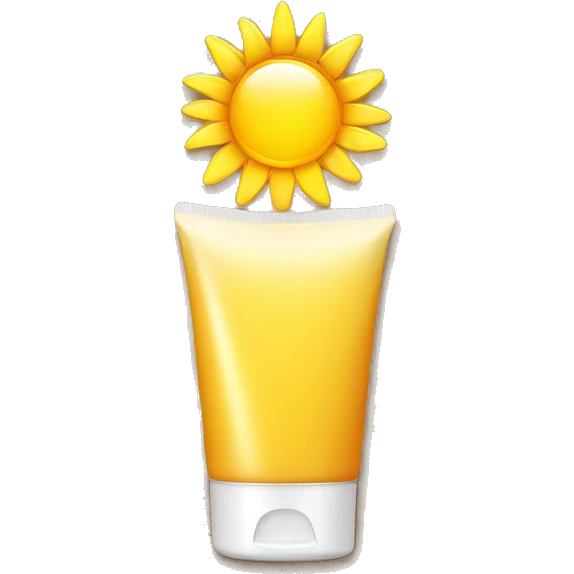 sun cream emoji