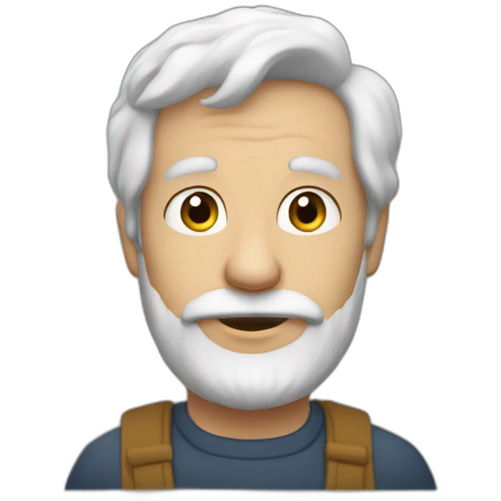 Une pierre  emoji