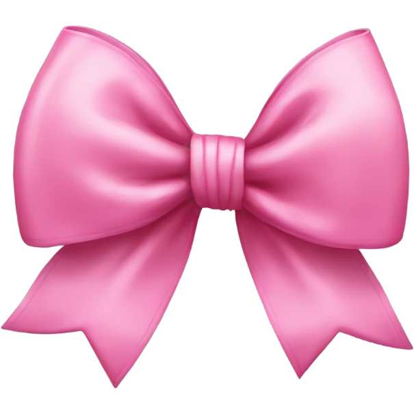 pink bow emoji