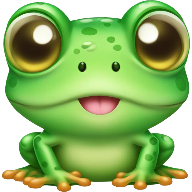 kawaii frog emoji