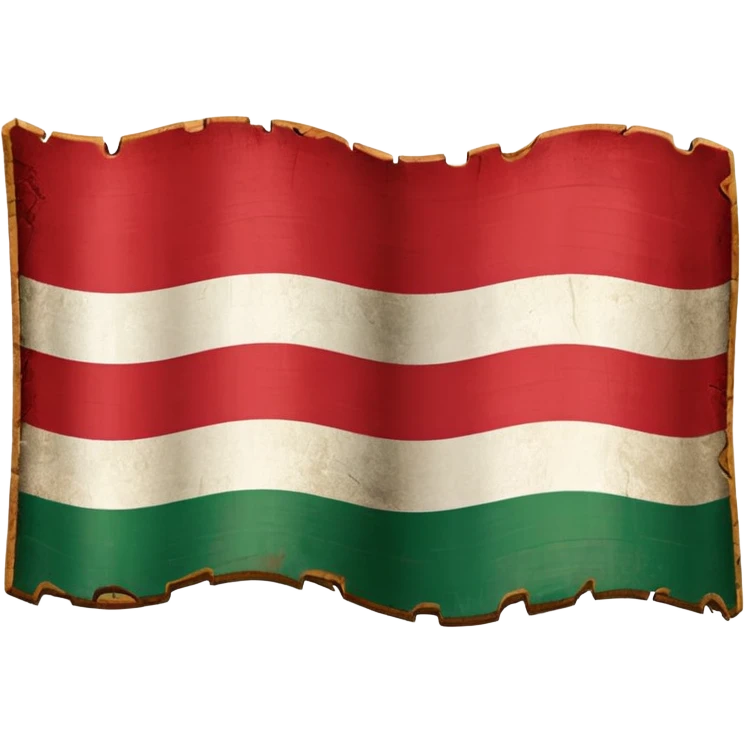 Old hungarian flag  emoji