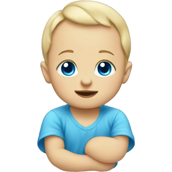 baby with blue eyes emoji