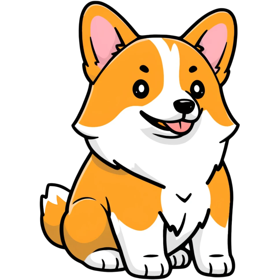 corgi butt emoji