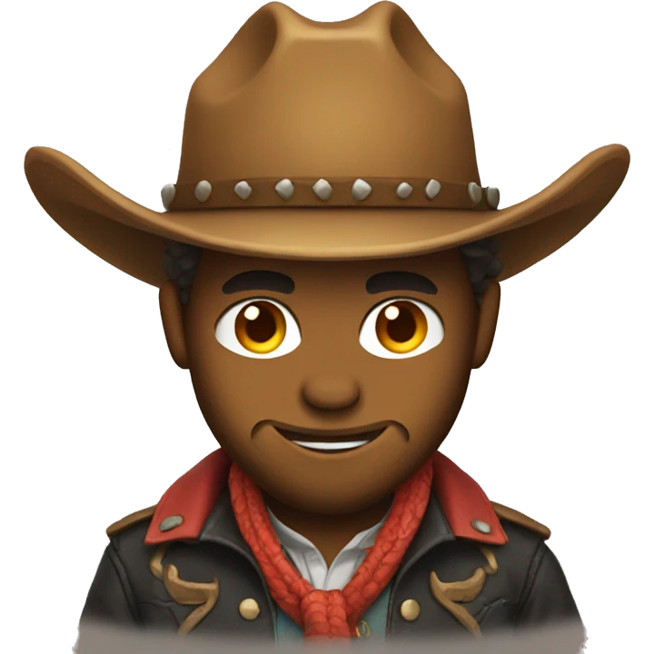 Dragon wearing a cowboy outfit emoji