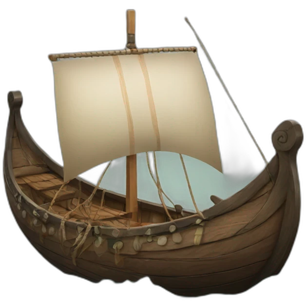 Viking longboat emoji