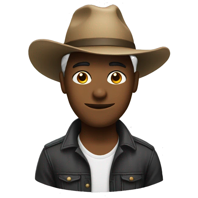 West wearing a hat emoji