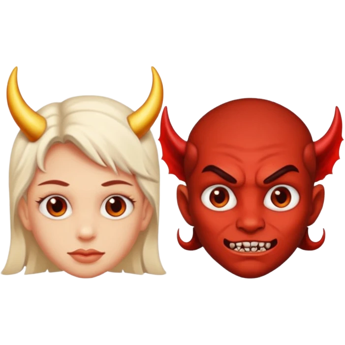 Devil and Angle emoji