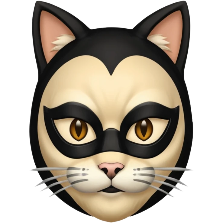 human waring cat  mask
 emoji