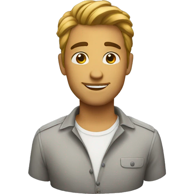 Handsome  emoji