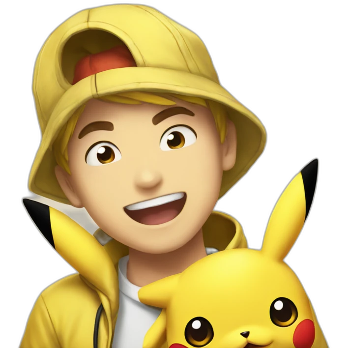 Pikachu sur draceaufeu emoji